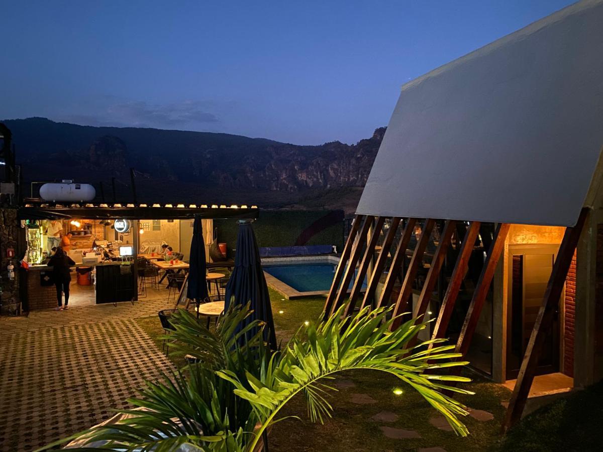 Hotel Macpalo Tepoztlan Bagian luar foto